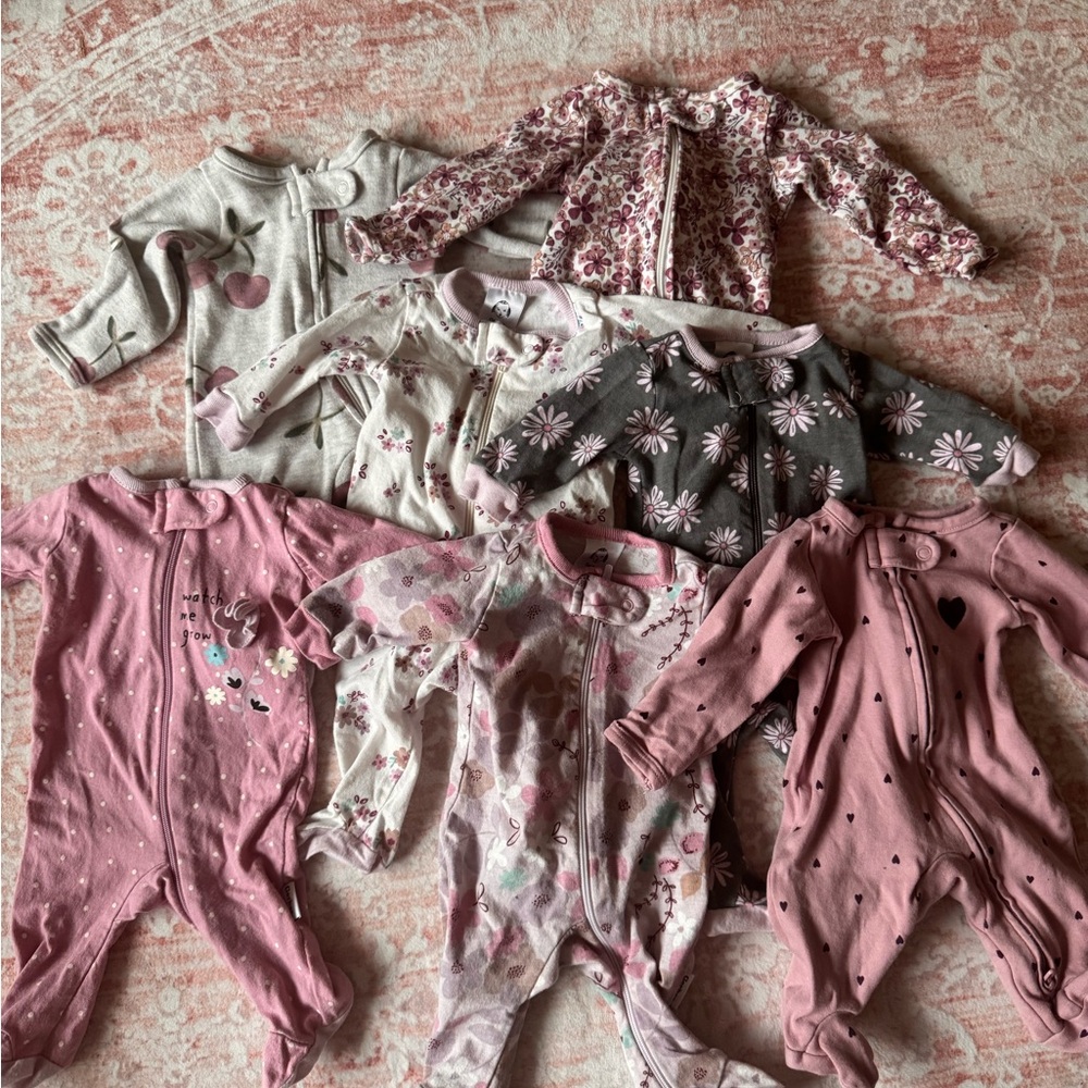 Bundle of Baby Girl’s Preemie Onesies